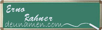 Erno Rahner Visitenkarte